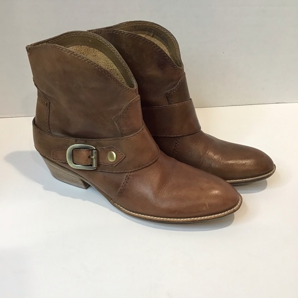 Franco Sarto Shoes - Franco Sarto Villain Leather Booties Sz 7.5